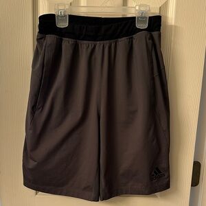 Adidas Men's Dark Gray Athletic Shorts